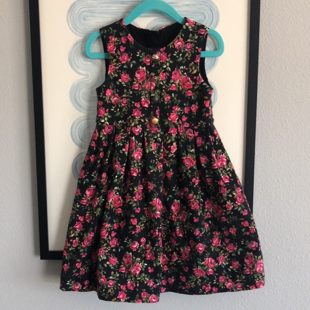 Dolce & Gabbana girls floral dress (4)